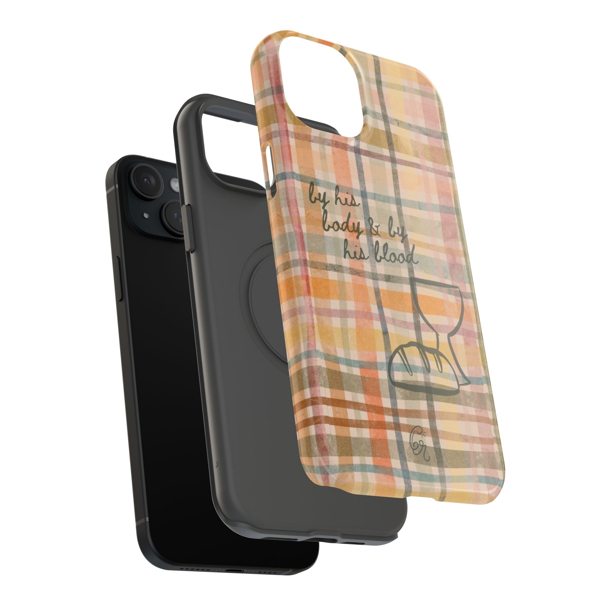 By his body & by his blood Phone Case | Christian matte Phone case