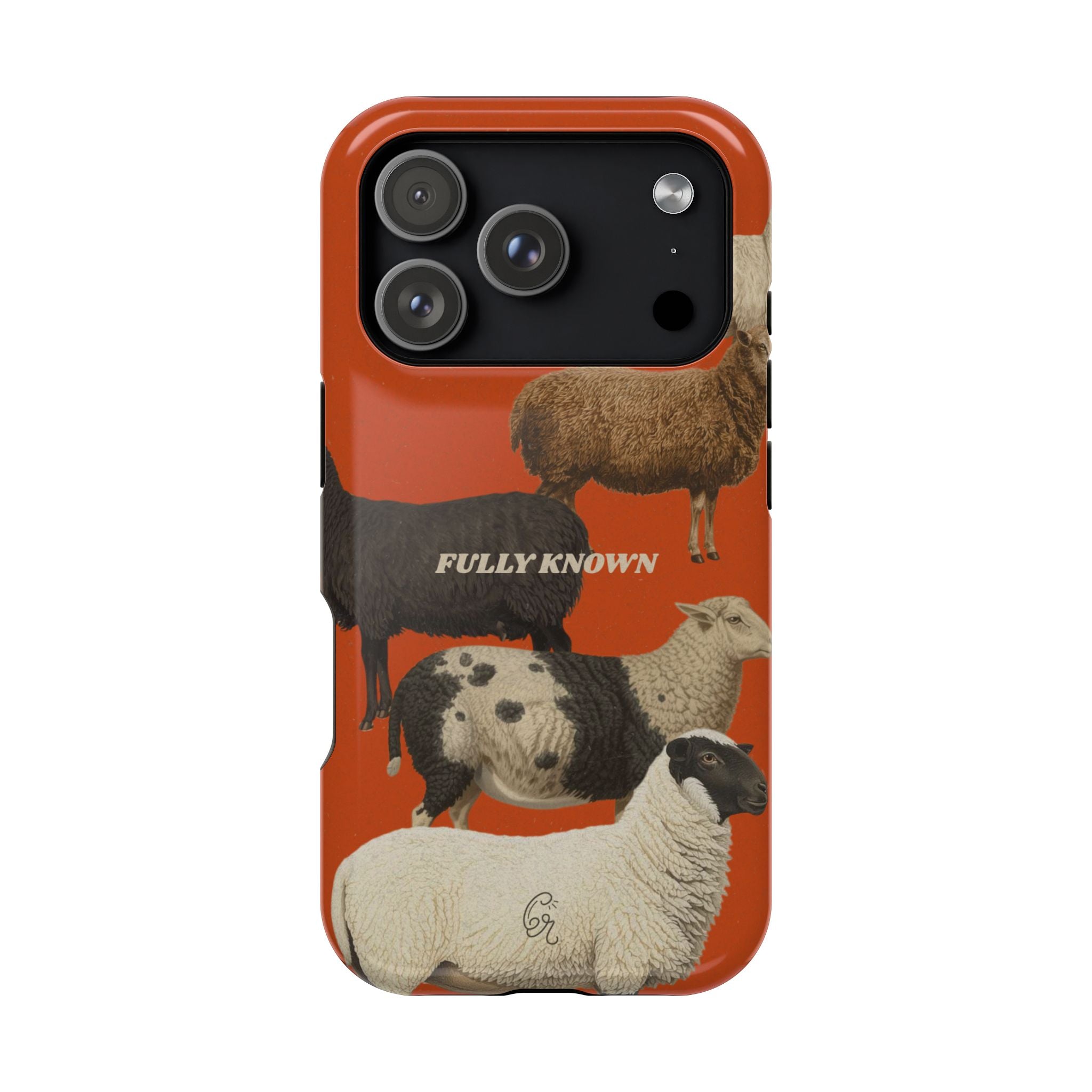 Red Fully Known Case | MagSafe, Impact-Resistant, iPhone Case