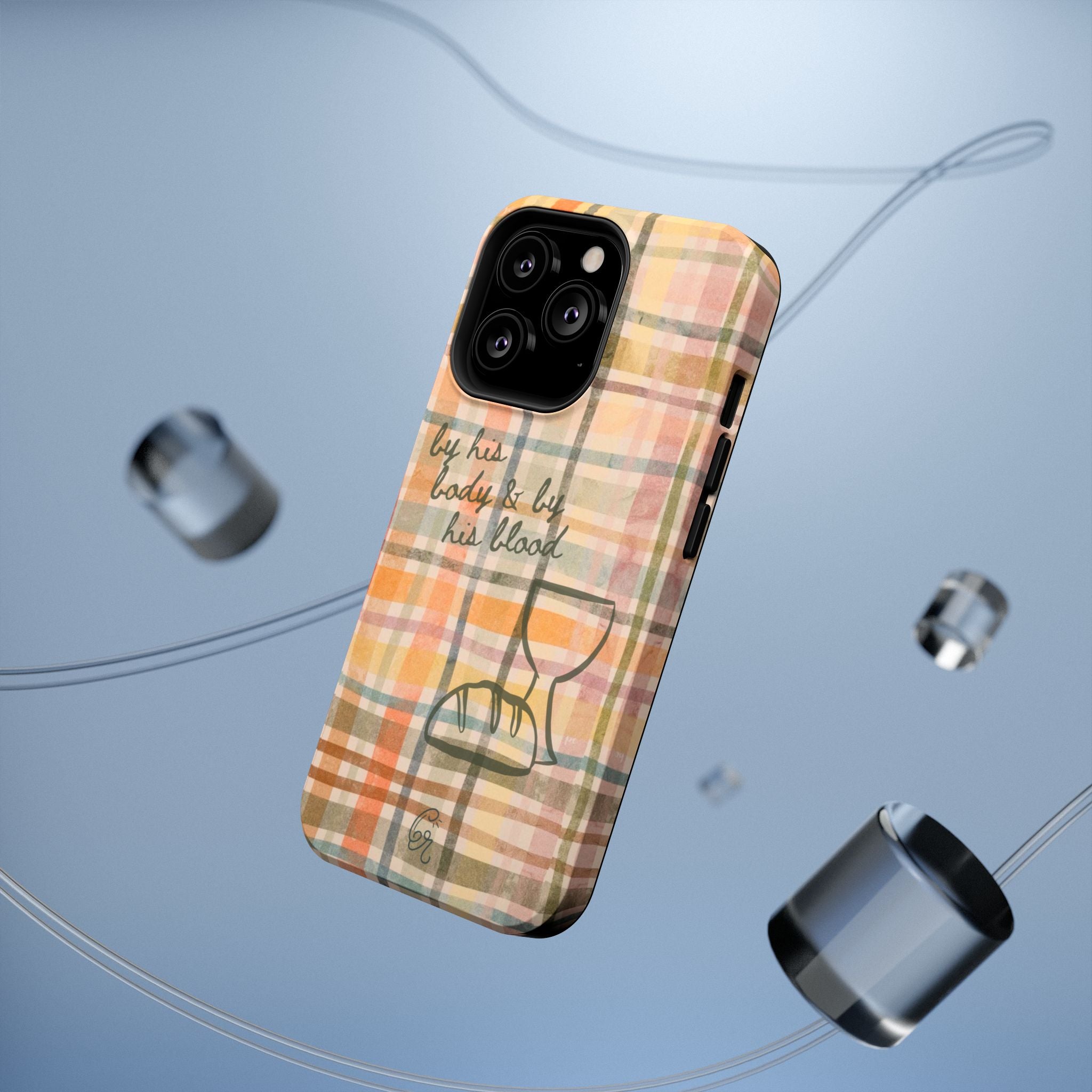 By his body & by his blood Phone Case | Christian matte Phone case
