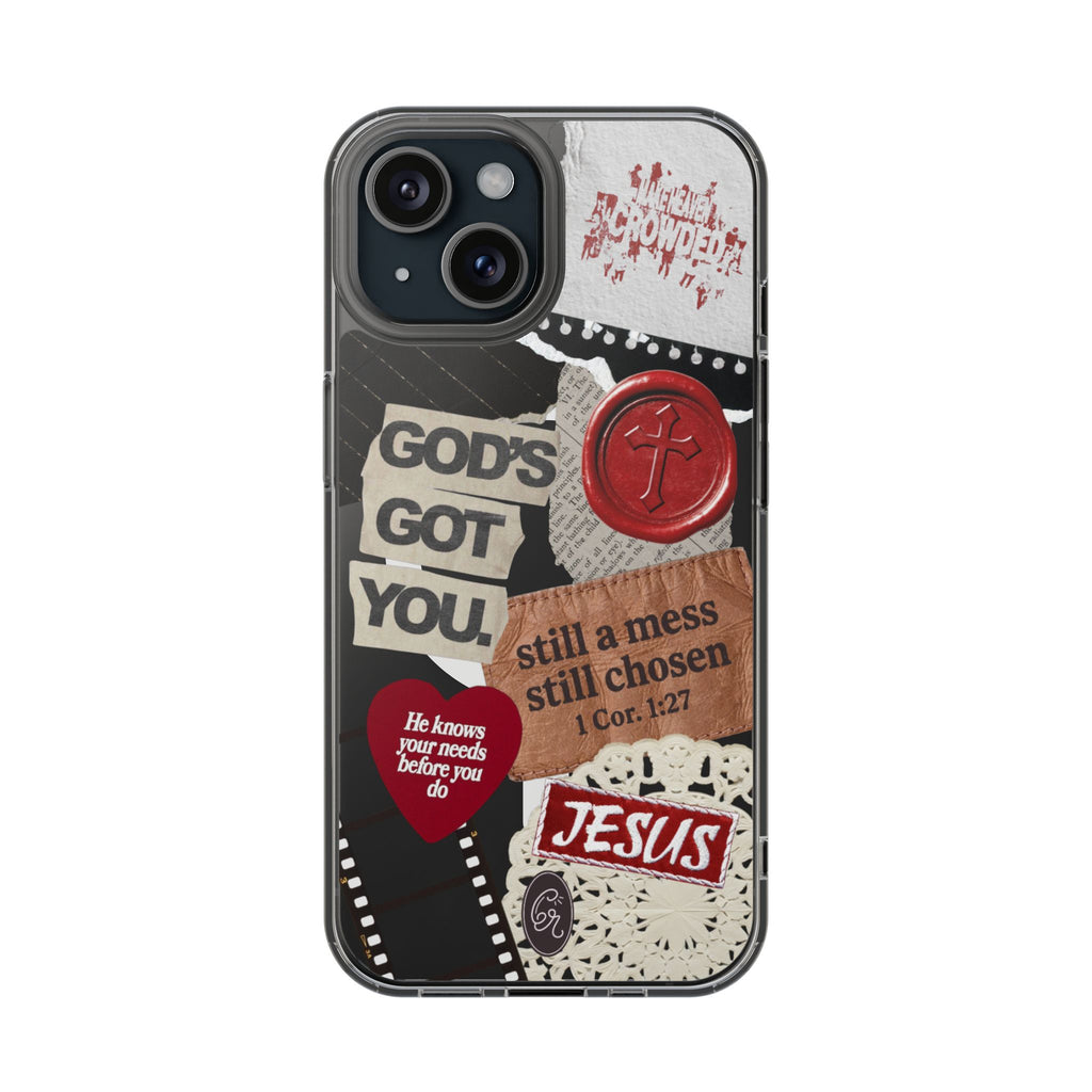 Still A Mess, Still Chosen Phone Case (Red) | MagSafe iPhone Case