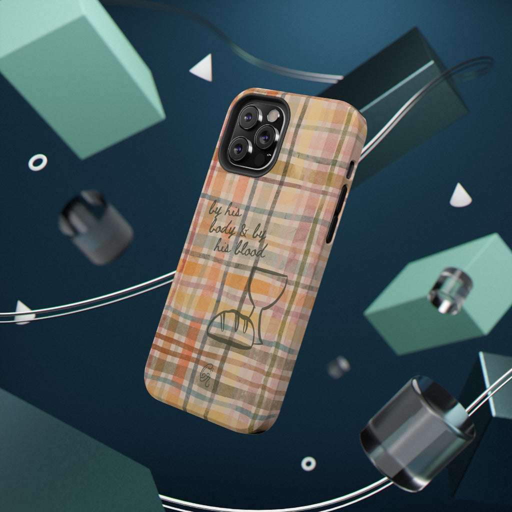 By his body & by his blood Phone Case | Christian matte Phone case