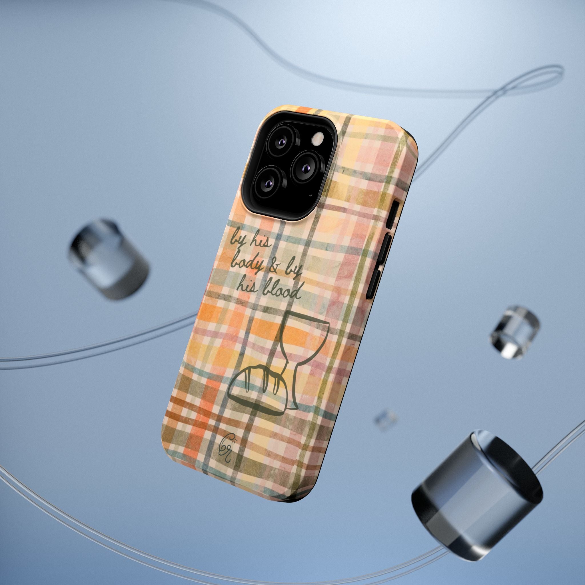 By his body & by his blood Phone Case | Christian matte Phone case