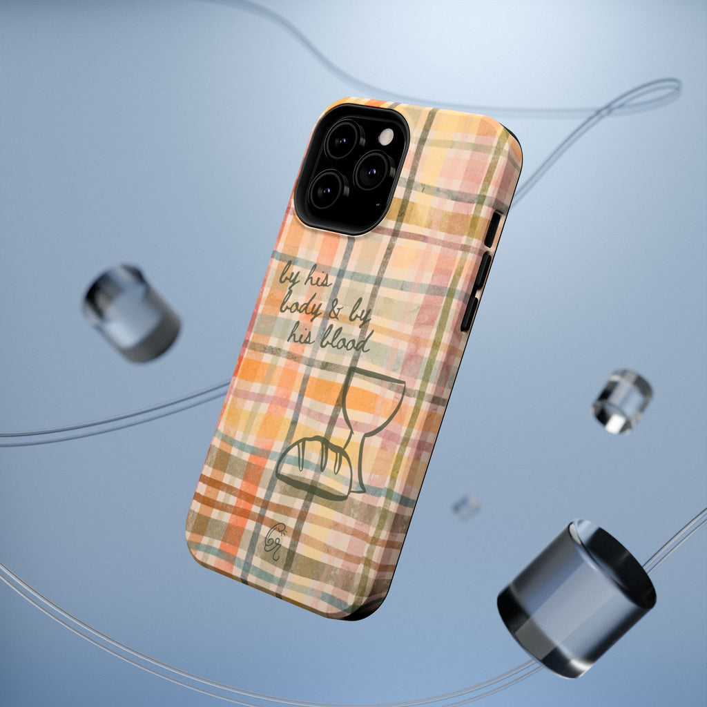 By his body & by his blood Phone Case | Christian matte Phone case