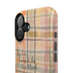 By his body & by his blood Phone Case | Christian matte Phone case
