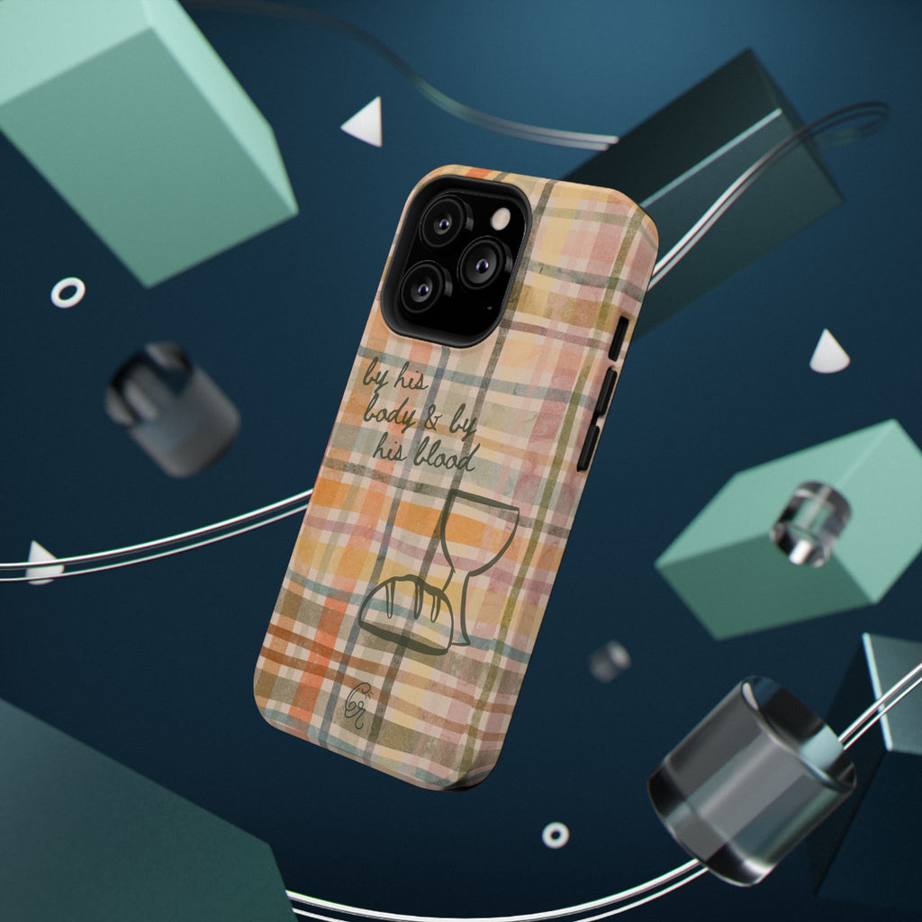 By his body & by his blood Phone Case | Christian matte Phone case