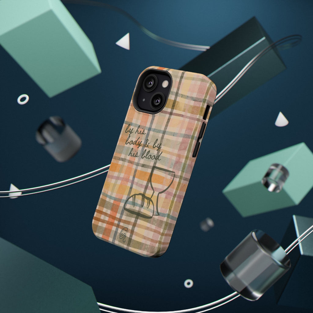 By his body & by his blood Phone Case | Christian matte Phone case