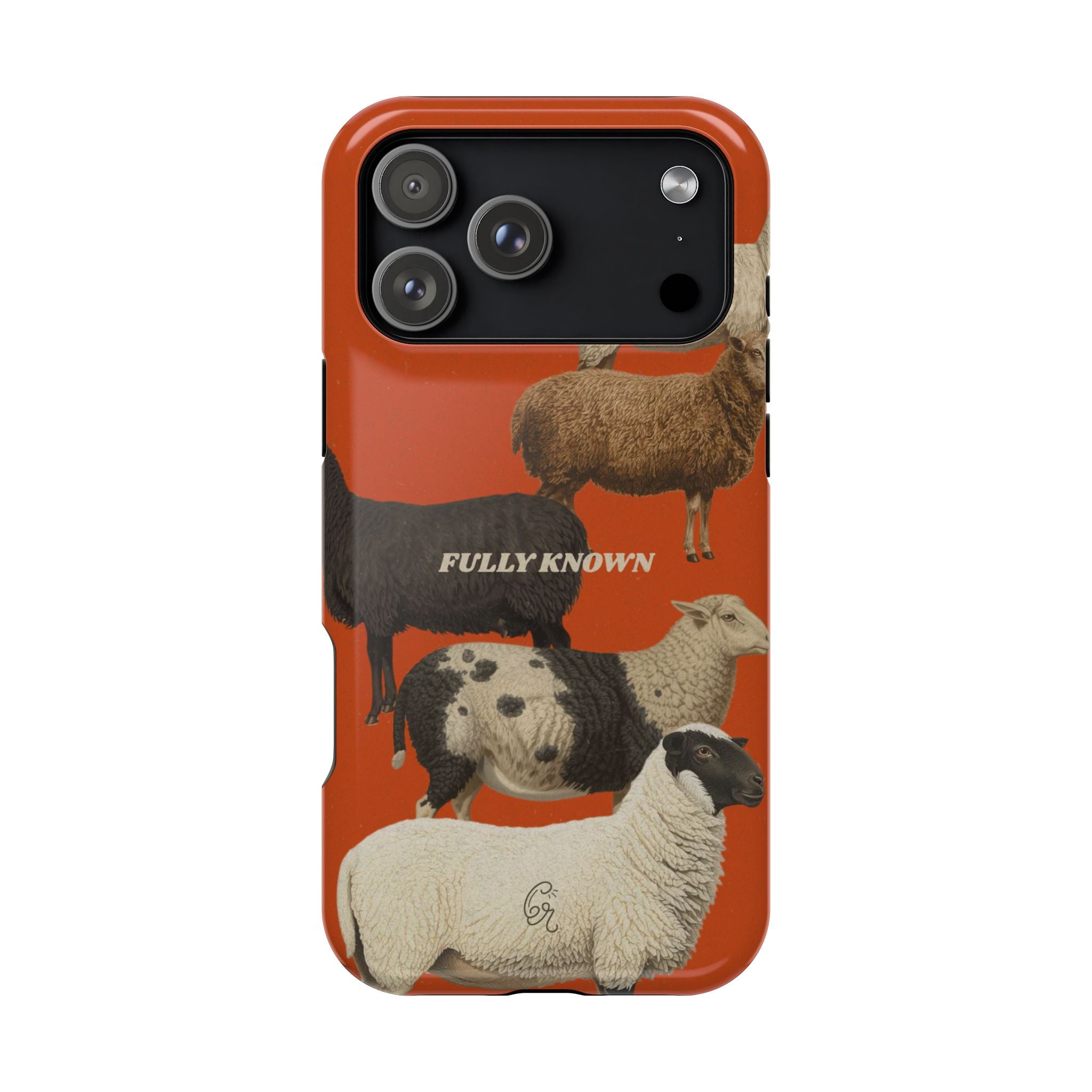 Red Fully Known Case | MagSafe, Impact-Resistant, iPhone Case