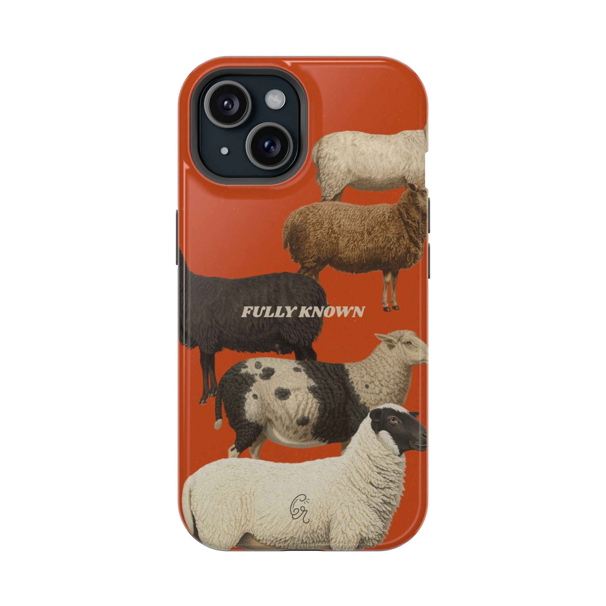 Red Fully Known Case | MagSafe, Impact-Resistant, iPhone Case