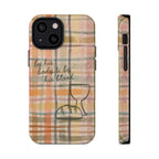 By his body & by his blood Phone Case | Christian matte Phone case