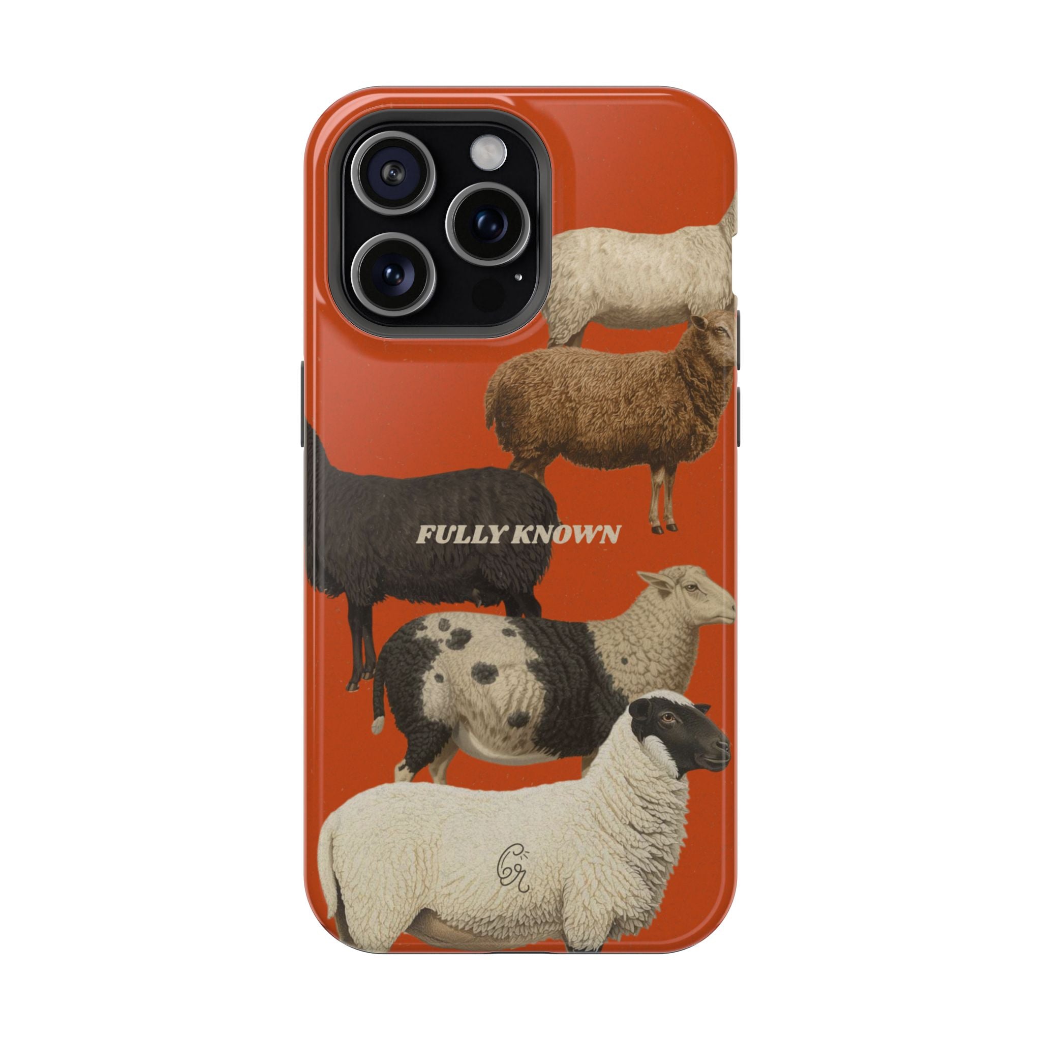 Red Fully Known Case | MagSafe, Impact-Resistant, iPhone Case