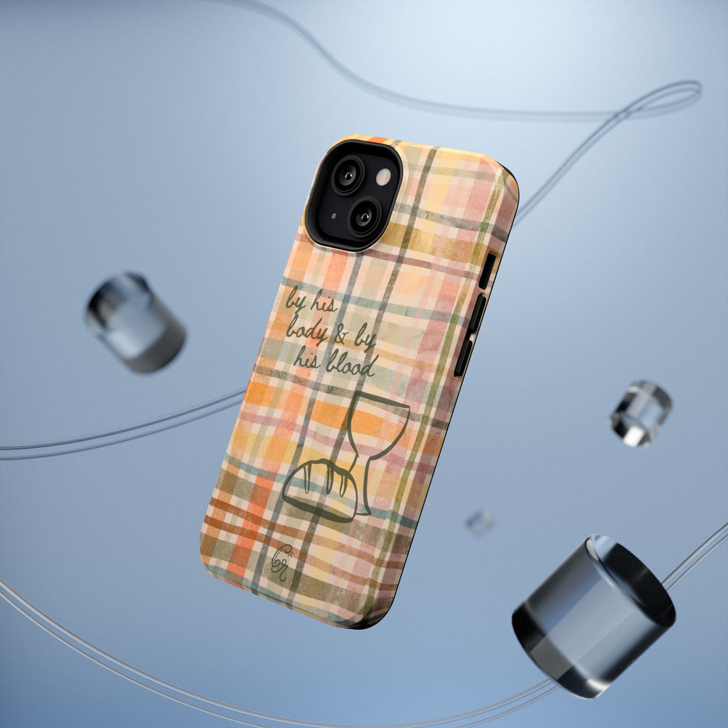 By his body & by his blood Phone Case | Christian matte Phone case