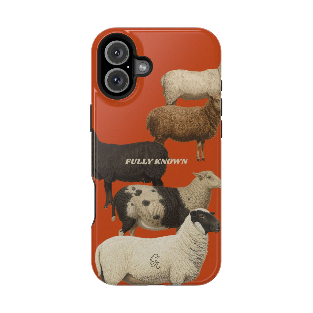 Red Fully Known Case | MagSafe, Impact-Resistant, iPhone Case