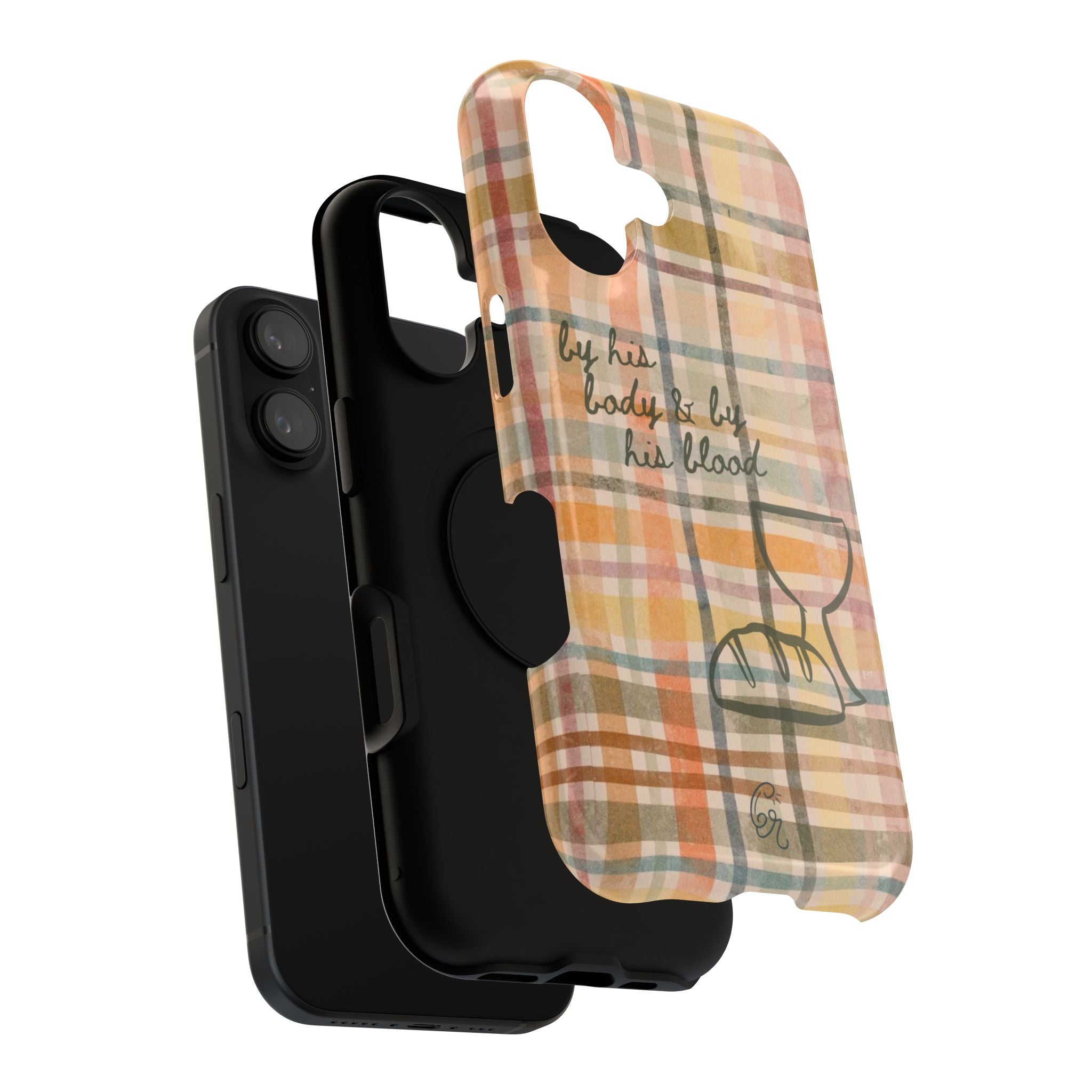 By his body & by his blood Phone Case | Christian matte Phone case