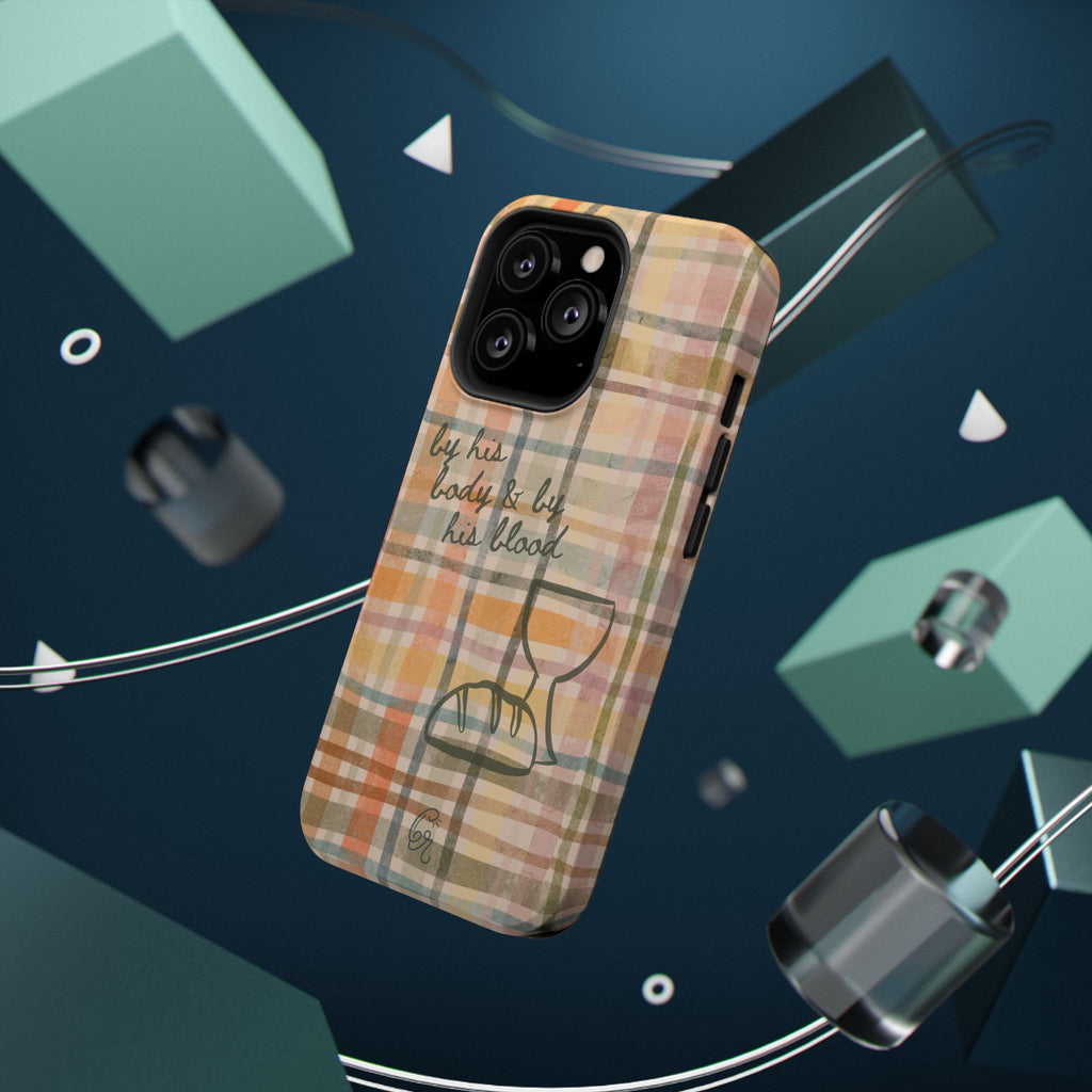 By his body & by his blood Phone Case | Christian matte Phone case