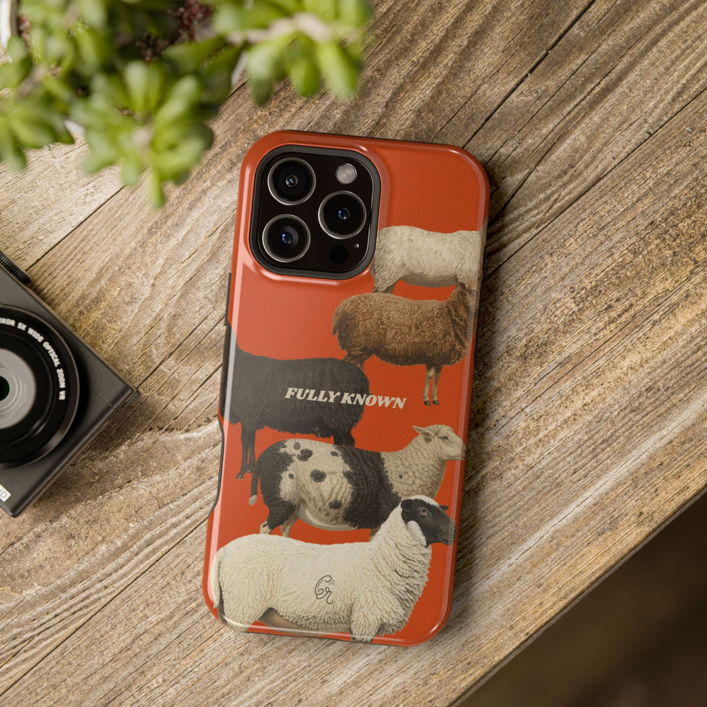 Red Fully Known Case | MagSafe, Impact-Resistant, iPhone Case