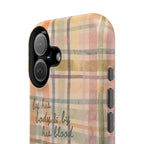 By his body & by his blood Phone Case | Christian matte Phone case