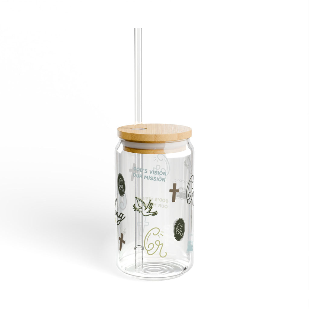 Calling Revival 16oz Glass Sipper — Coffee, Tea & Beverage Cup