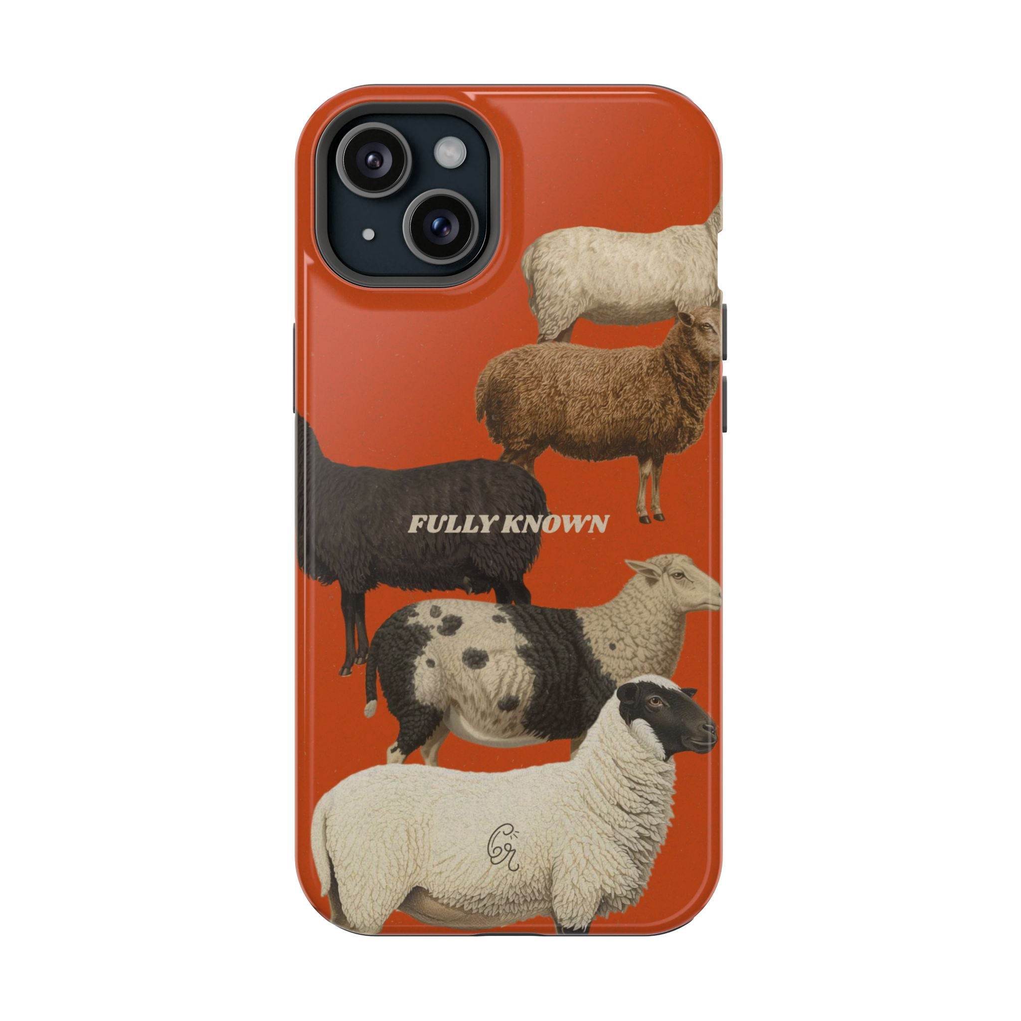 Red Fully Known Case | MagSafe, Impact-Resistant, iPhone Case